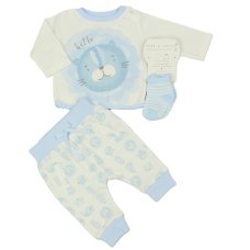 M15959: Baby Boys 3 Piece Jungle Outfit (0-9 Months)